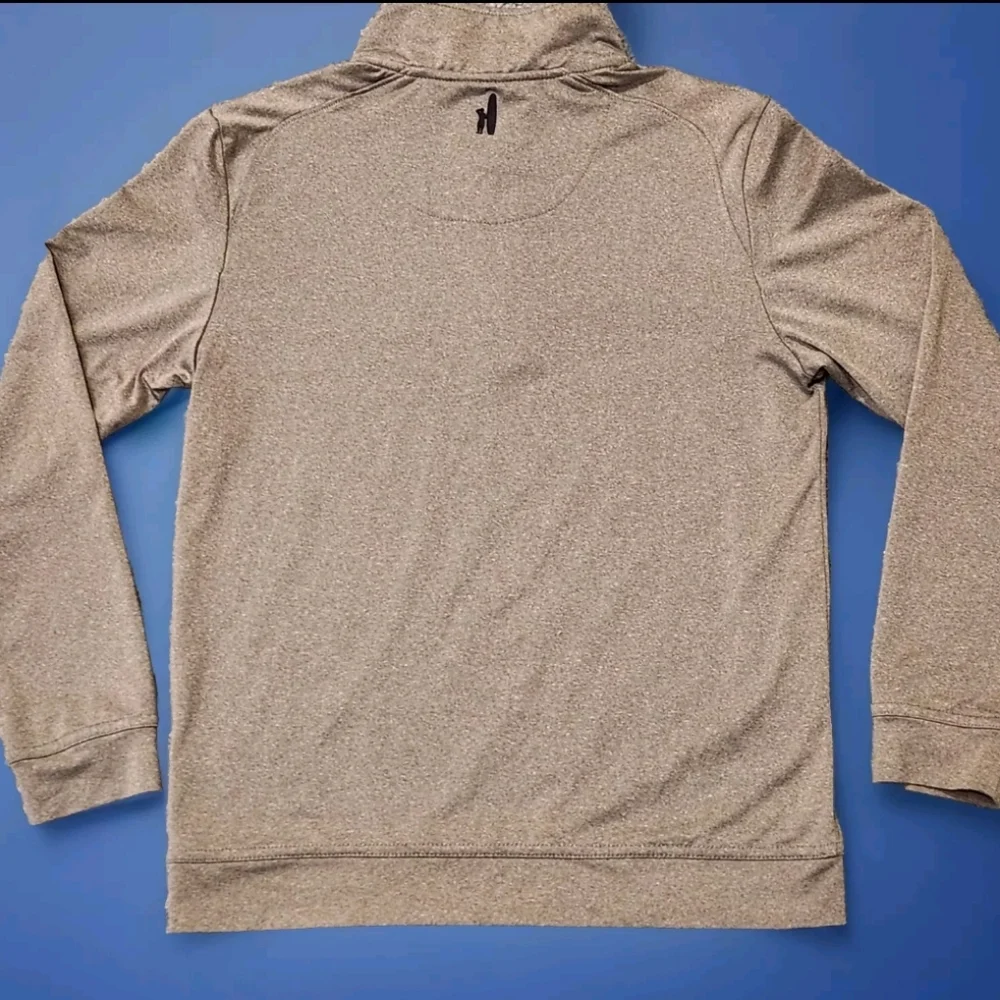 Johnnie-O Freeborne Jr Performance Prep ¼ Zip Pullover Size 8 Color Grey - Picture 6 of 7